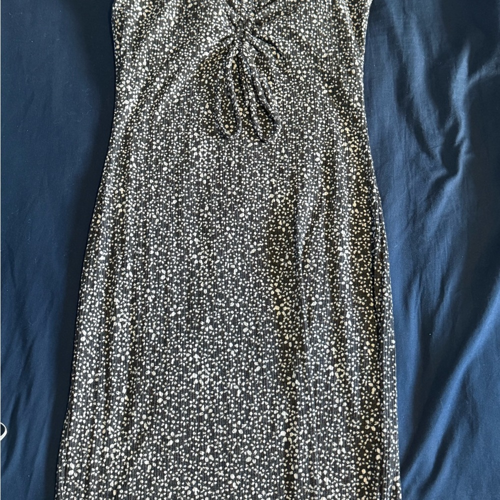 Black and White Polka Dot Dress